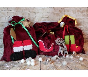 Stickserie - Weihnachtsfüße Appli